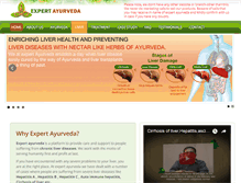 Tablet Screenshot of expertayurveda.com